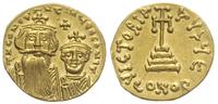 solidus, oficyna E, Aw: Popiersia cesarza i Kons