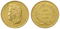 40 franków 1836/A, Paryż, złoto 12.83 g, wybito 