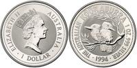 1 dolar 1994, KOOKABURRA, 1 uncja czystego srebr