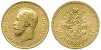 10 rubli 1903/AP, Petersburg, złoto 8.59 g