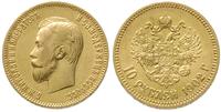 10 rubli 1902/AP, Petersburg, złoto 8.59 g