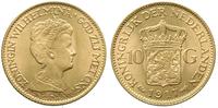10 guldenów 1917, Utrecht, złoto 6.71 g, piękne
