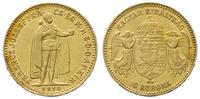 10 koron 1910 / KB, Kremnica, złoto 3.37 g, Fr. 