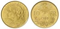 10 franków 1912, złoto 3.22 g, piękne