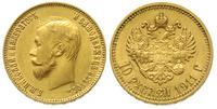 10 rubli 1911, Petersburg, złoto 8.57 g, Kazakov