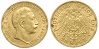 20 marek 1912 / J, Hamburg, złoto 7.93 g, Jaeger