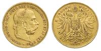 10 koron 1897, złoto 3.37 g
