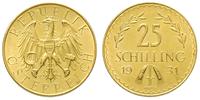 25 szylingów 1931, złoto 5.88 g, piękne