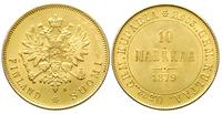 10 marek 1879, złoto 3.22 g, piękne