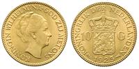 10 guldenów 1925, Utrecht, złoto 6.71 g, Friedbe