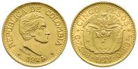 5 peso 1925, złoto 7.95 g, Friedberg 115
