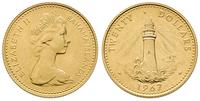 20 dolarów 1967, Rw: Latarnia Morska, złoto prób