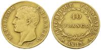 40 franków AN13 (1804) / A, Paryż, złoto 12.84 g
