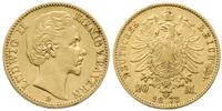 20 marek 1873/D, Monachium, złoto 7.93 g, Jaeger
