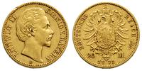 20 marek 1872/D, Monachium, złoto 7.91 g, Jaeger