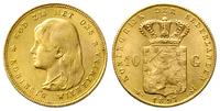 10 guldenów 1897, złoto 6.72 g, piękne