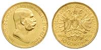 10 koron 1908, "Jubileuszowe", złoto 3.38 g