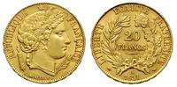 20 franków 1851/A, Paryż, złoto 6.40 g