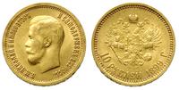 10 rubli 1899/FZ, Petersburg, złoto 8.59 g