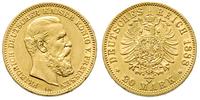 20 marek 1888/A, Berlin, złoto 7.95 g, J. 248