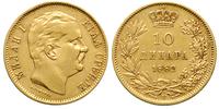 10 dinarów 1882, złoto 3.23 g