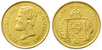20.000 reis 1851, złoto "916" 17.88 g, Fr. 119