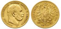 10 marek 1872/B, Hanower, złoto 3.93 g, Jaeger 2