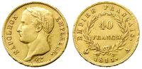 40 franków 1811/A, Paryż, złoto 12.89 g, Gadoury