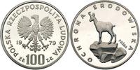 100 złotych 1979, PRÓBA - KOZICA, srebro 16.5 g.
