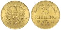 25 szylingów 1928, złoto 5.88 g, bardzo ładne