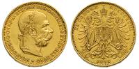 20 koron 1893, złoto 6.77 g