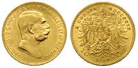 10 koron 1909, złoto 3.39 g, Friedberg 512
