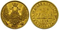 5 rubli 1846, Petersburg, złoto 6.49 g