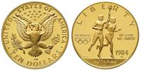 10 dolarów 1984/W, West Point, złoto 16.72 g, st