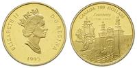 100 dolarów 1995, Louisbourg, złoto próby 585 13