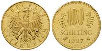 100 szylingów 1927, złoto 23.54 g, Fr. 520