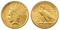 10 dolarów 1909, Filadelfia, złoto 16,73 g, Frie