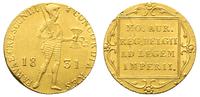 1 dukat 1831, dukat typu niderlandzkiego, złoto 