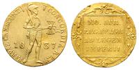 1 dukat 1837, dukat typu niderlandzkiego, złoto 