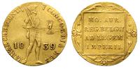 1 dukat 1839, dukat typu niderlandzkiego, złoto 