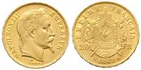 20 franków 1869/BB, Strasburg, złoto 6.45 g