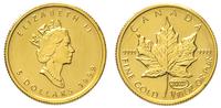 5 dolarów 1999, złoto '999.9' 3.1 g, w oryginaln