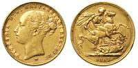 funt 1887/M, Melbourne, złoto 7.97 g