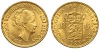 10 guldenów 1925, Utrecht, złoto 6.72 g, bardzo 
