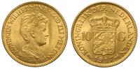 10 guldenów 1917, Utrecht, złoto 6.73 g, bardzo 
