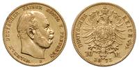 10 marek 1873/B, Hanower, złoto 3.92 g, J. 243