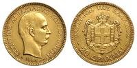 20 drachm 1884, Paryż, złoto 6.42 g, Fr. 18
