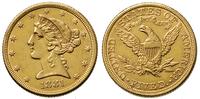 5 dolarów 1881, Filadelfia, złoto 8.32 g, KM. 14