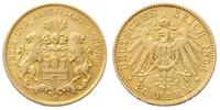 20 marek 1894, Hamburg, złoto 7,92 g, J. 212