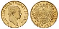 10 marek 1907/E, Muldenhütten, złoto 3.98 g, J. 